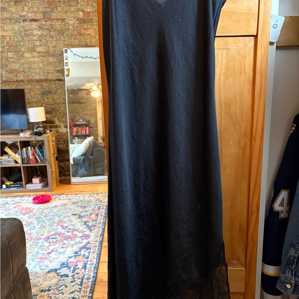 Aritzia lace slip dress
